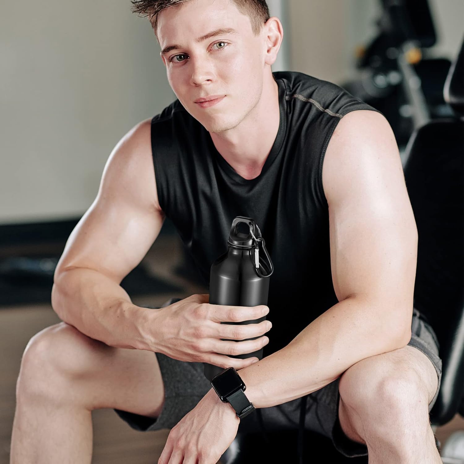 CHENGU 16 Pack Aluminum Water Bottles 20 Oz Blank Reusable Water Bottles Lightweight Aluminum Gym Travel Bottle Leak Proof Team Customized Bottles for Bike Bicycle Camping - Image 4