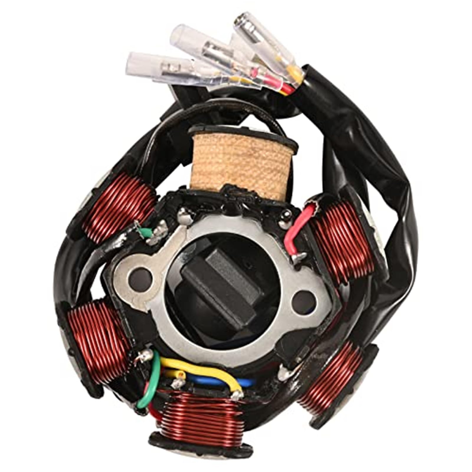 Cablaggio completo for quad, elettrico, bobina statore a 6 poli, relè solenoide, candela, for ATV a 4 tempi, 50 cc, 70 cc, 90 cc, 110 cc, 125 cc, pit quad, dirt bike, buggy, go kart Kit candel