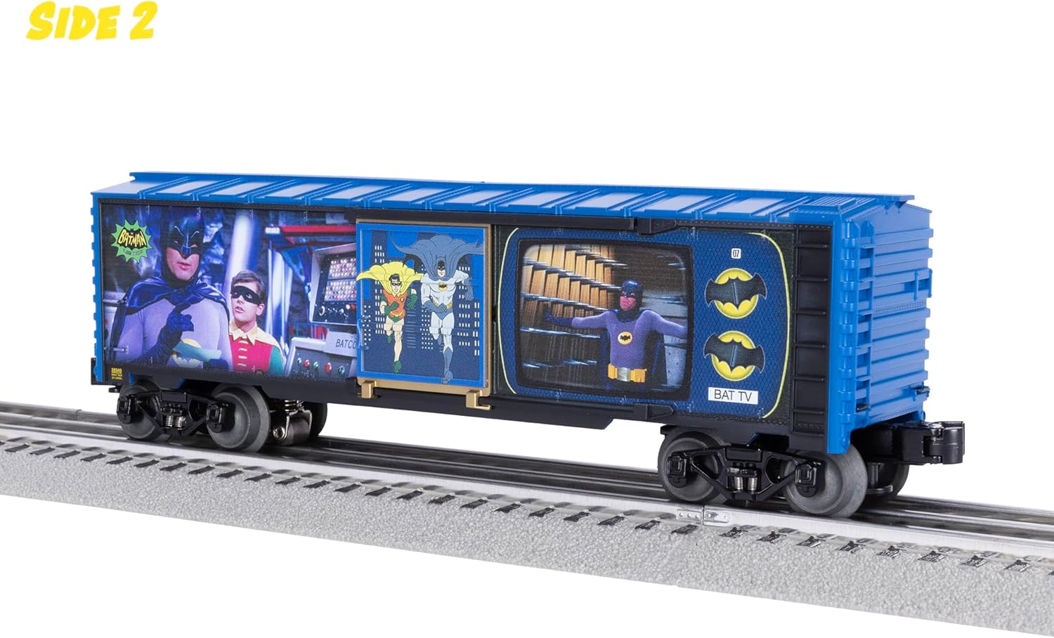 Lionel DC Comics Batman Illuminated Classic TV O Gauge Model Train Boxcar