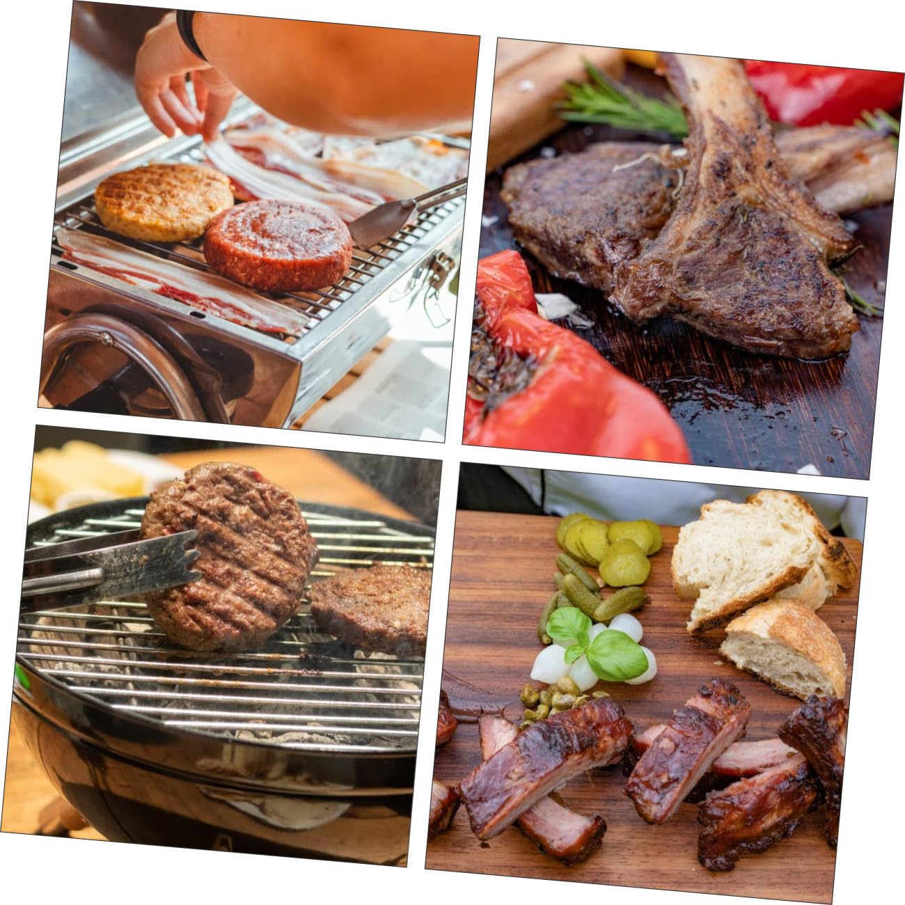 Cabilock 2stücke Fleischthermometer Mit Sofortablesung Faltbarem -sensor Für Grillen Kochen Und Backen Schwarz