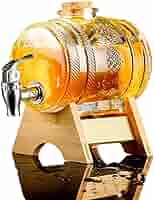 Amazon | Garixa ワイン樽 ビール樽 1L ミニ樽 ガラス クリア