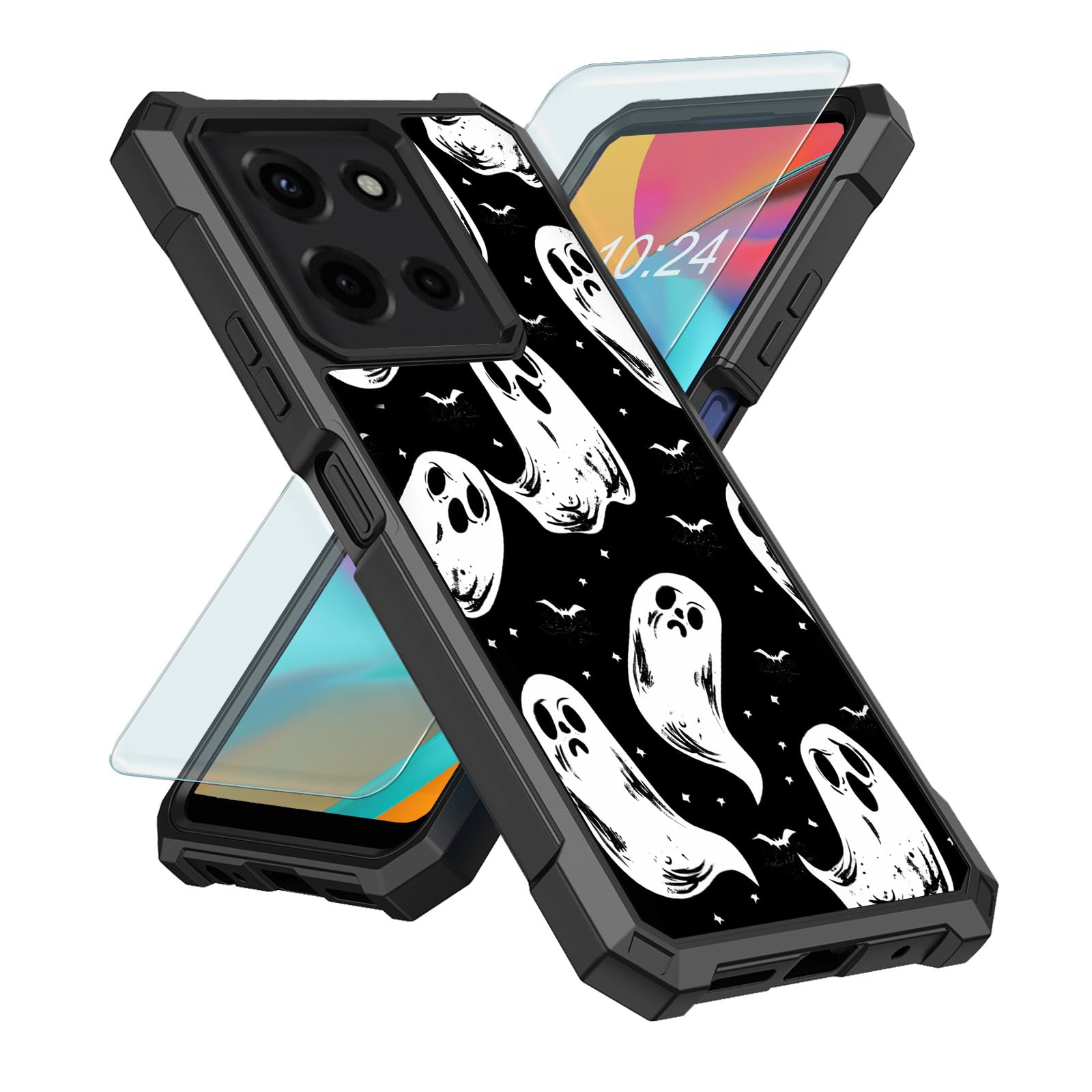 Tudguiloae for Moto G 5G 2025 Phone Case, TPU & PC Dual Layer Heavy Duty Protection for Moto G 5G 2025 Phone Case, Shockproof Four Corner Anti-Fall