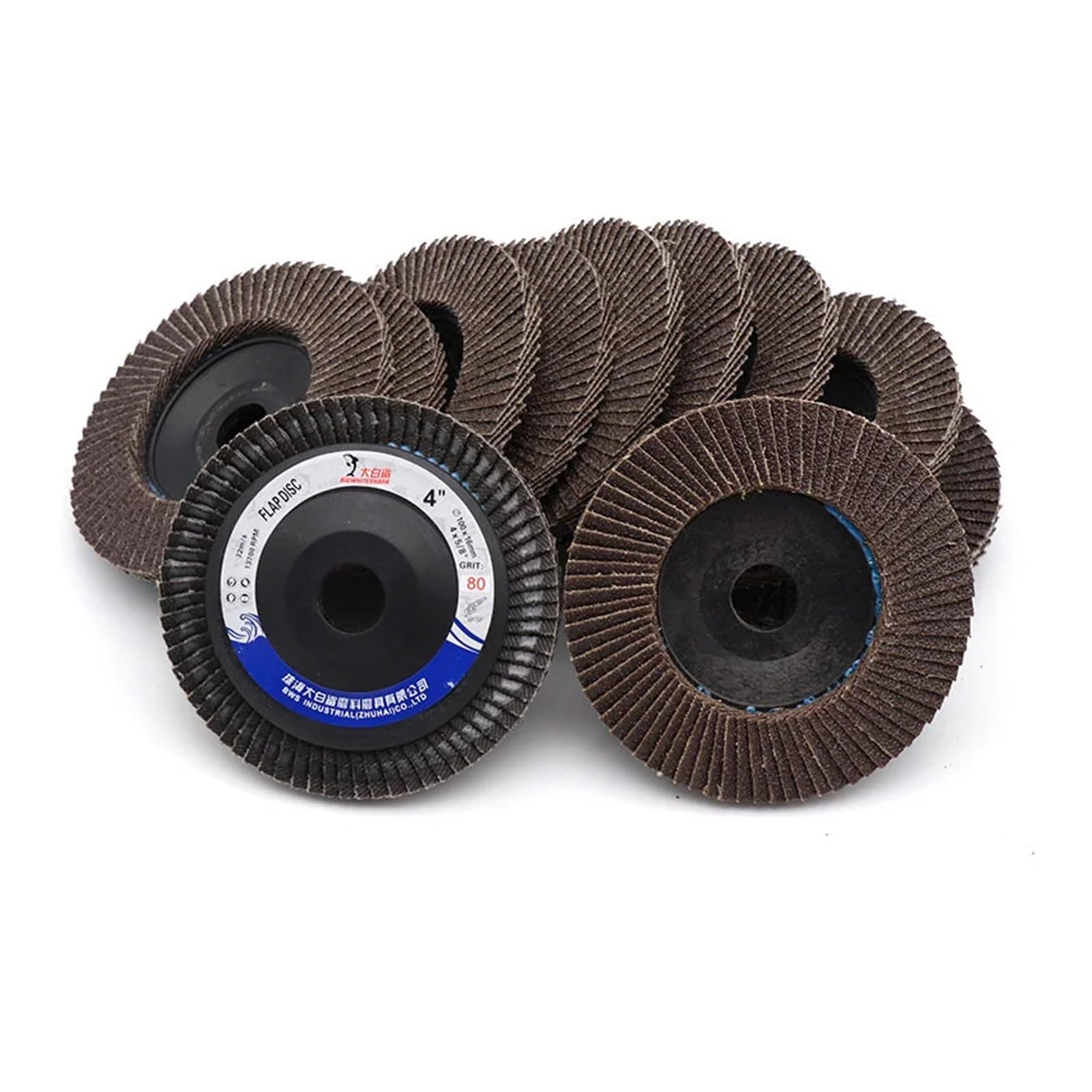 5 sztuk tarcze szlifierskie tarcze listkowe tarcze szlifierskie 115/125 mm 4,5/5 cala 40/60/80/120 ziarnistość szlifierka kątowa narzędzie ścierne narzędzia do drewna (5 szt. ziarnistość 103 cm,