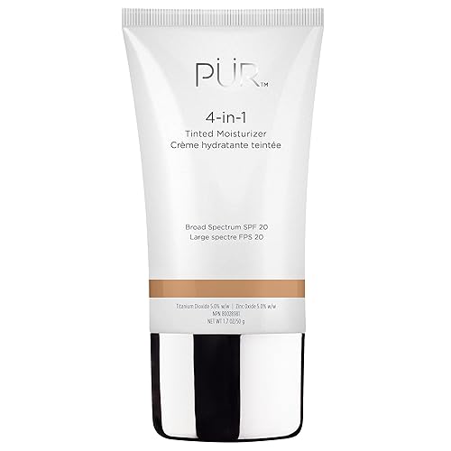 PÜR - Hidratante tintado 4 en 1 con SPF 20 - Hidratante facial hidratante imprimación y base con manteca de karité aloe vera y vitamina B3 apto para PÜR - Hidratante tintado 4 en 1 con SPF 20 - Hidratante facial hidratante imprimación y base con manteca de karité aloe vera y vitamina B3 apto para