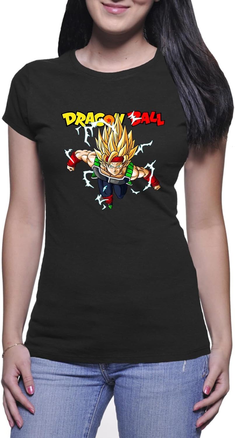 EV1 Dragon Ball Z Bardock Women T Shirt Black