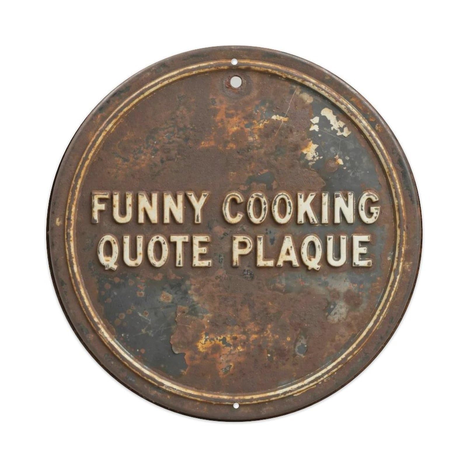 Funny-Cooking-Quote-Plaque Metal Tin Sign Plaque