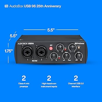 PreSonus AudioBox USB 96-25th Anniversary Edition : Amazon.ca