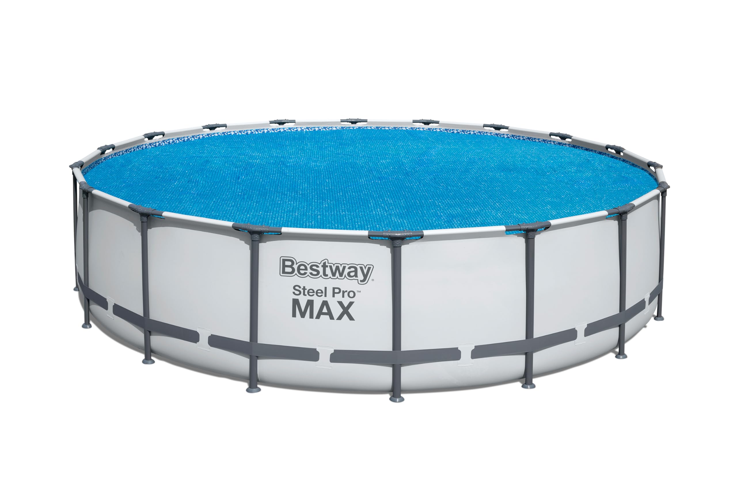 BESTWAY Cobertor Solar Redondo Ø527 cm para Piscinas Redondas de Ø549 cm Azul