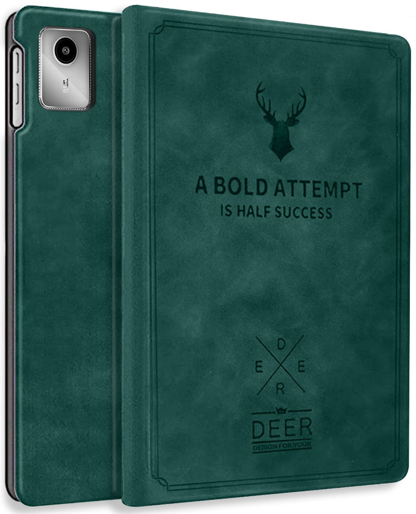 Robustrion Cover for Lenovo Idea Tab 11 inch Cover Case, Deer Flip Cover Case for Lenovo Idea Tab Cover 11" Tablet [Auto Sleep Wake Support] - Grey-image-49