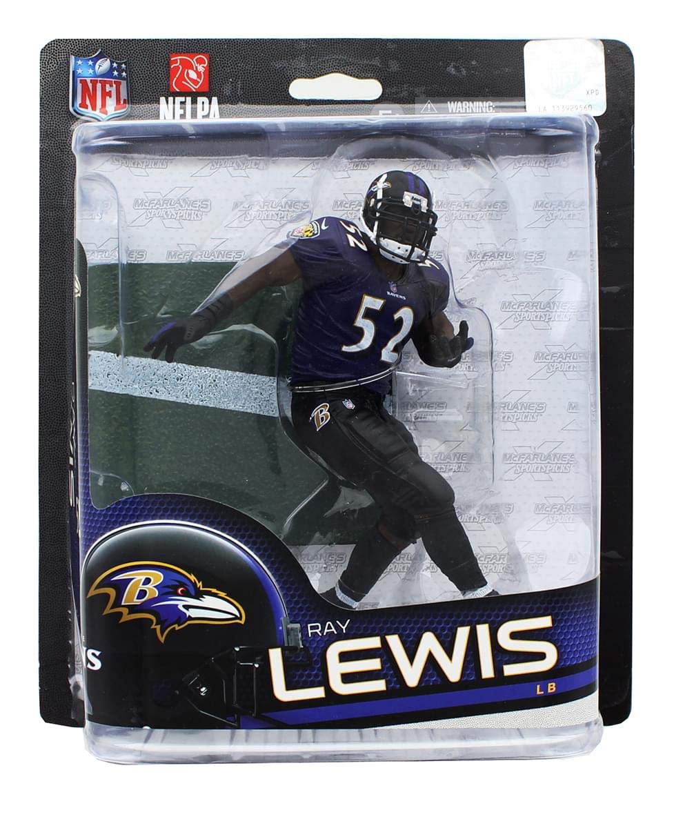 Ray Lewis (Baltimore Ravens) NFL 32 McFarlane CLARKtoys Exclusive