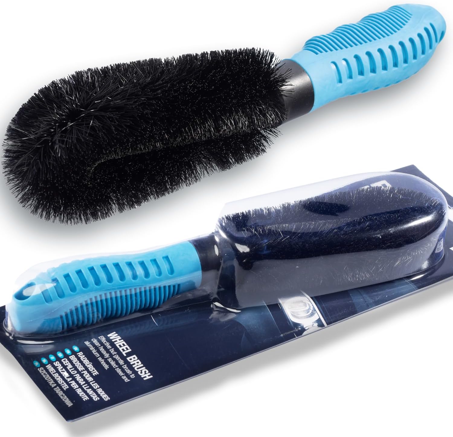 ‎ZALAE YARDLEY Alloy Wheel Rim Brush, Premium Car Wheel Brush for Cleaning & Detailing, Soft Durable Wheel Cleaning Brush for Tires, Rims & Alloy Wheels, Perfect Car Wheel Cleaning Tool for a Spotless