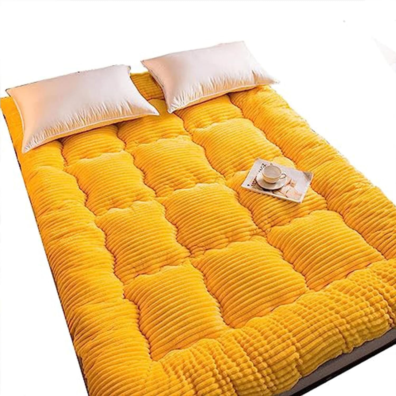 Miaoxiao 2 Japanese Folding Mattress Double Futon Floor Mat Japanese Thicken Cushion Mattress Floor Mat Foldable Bed Mattress Breathable For Home Dormitory,,150X200cm