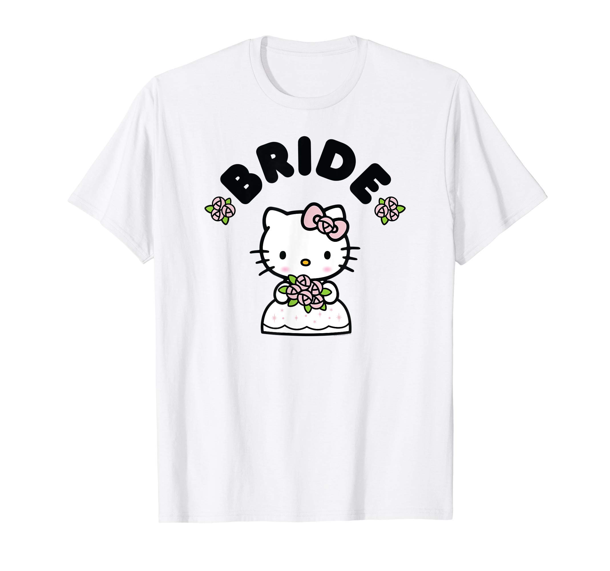 Hello KittyBride in Wedding Dress Bridal Wedding T-ShirtOEKO-TEX STANDARD 100