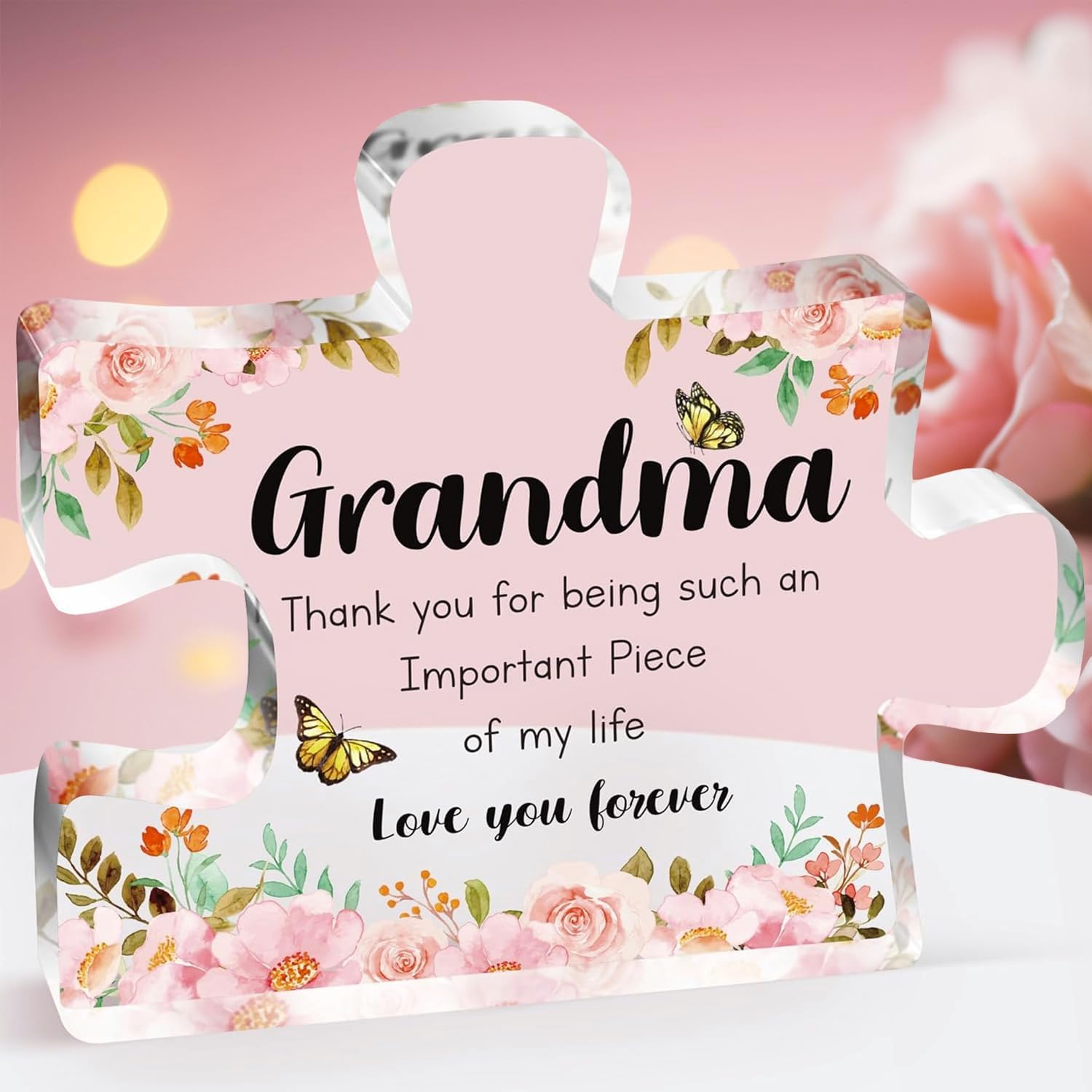 Grandma Gifts, Gifts for Grandmother, Acrylic Puzzleshape