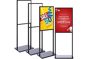 Blulu 4 Pack Poster Holder Stands