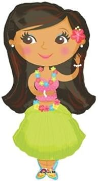 Mayflower Hula Dancer Tropical Balloon Each