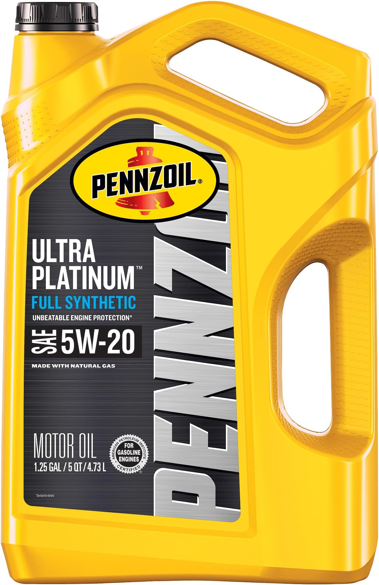 Pennzoil ウルトラプラチナ フルシンセティック 5W-20 ガソリンエンジンオイル 5クォート