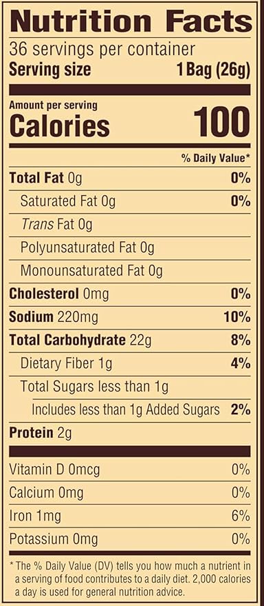 Mini Pretzels, Packs Individuales 100 Calorías, 36 Unidades miniatura 2