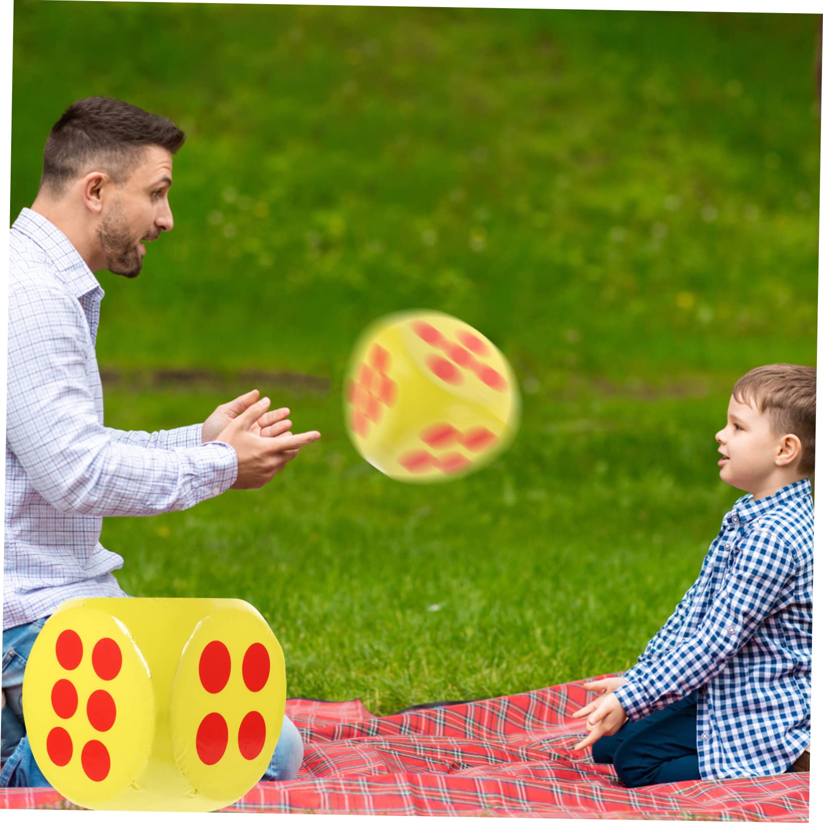 TOYANDONA Giant Foam Dice 7.48 Inch Large Numbered Dice for Party Lawn Games Educational Math Activities Soft Lightweight Game Toy for Kids and Adults - Image 3