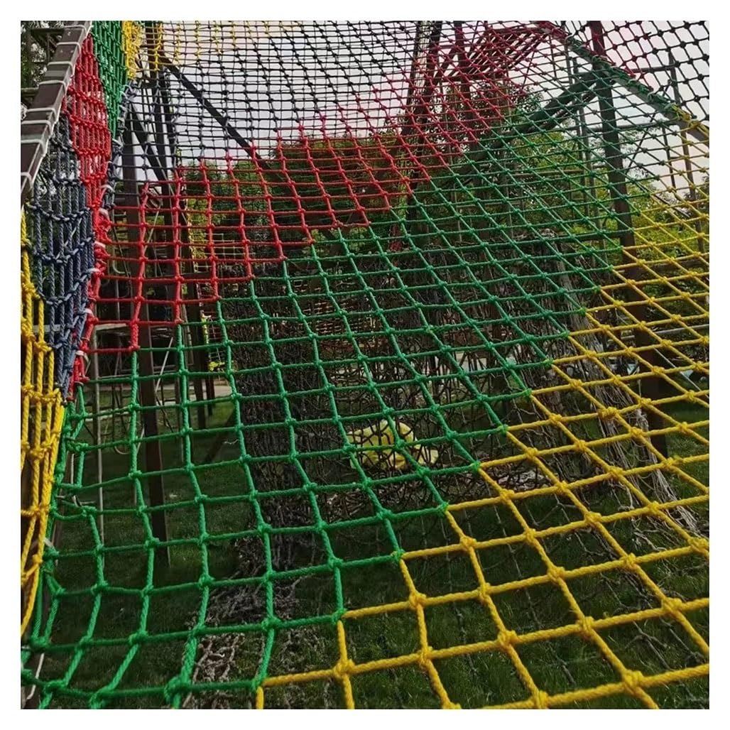 Outdoor klimnet voor kinderen en volwassenen, klimnet voor schommelset, heavy-duty touw outdoor bagagenet, militair klimnet(8mm-10cm,1X2m/3.3X6.6ft