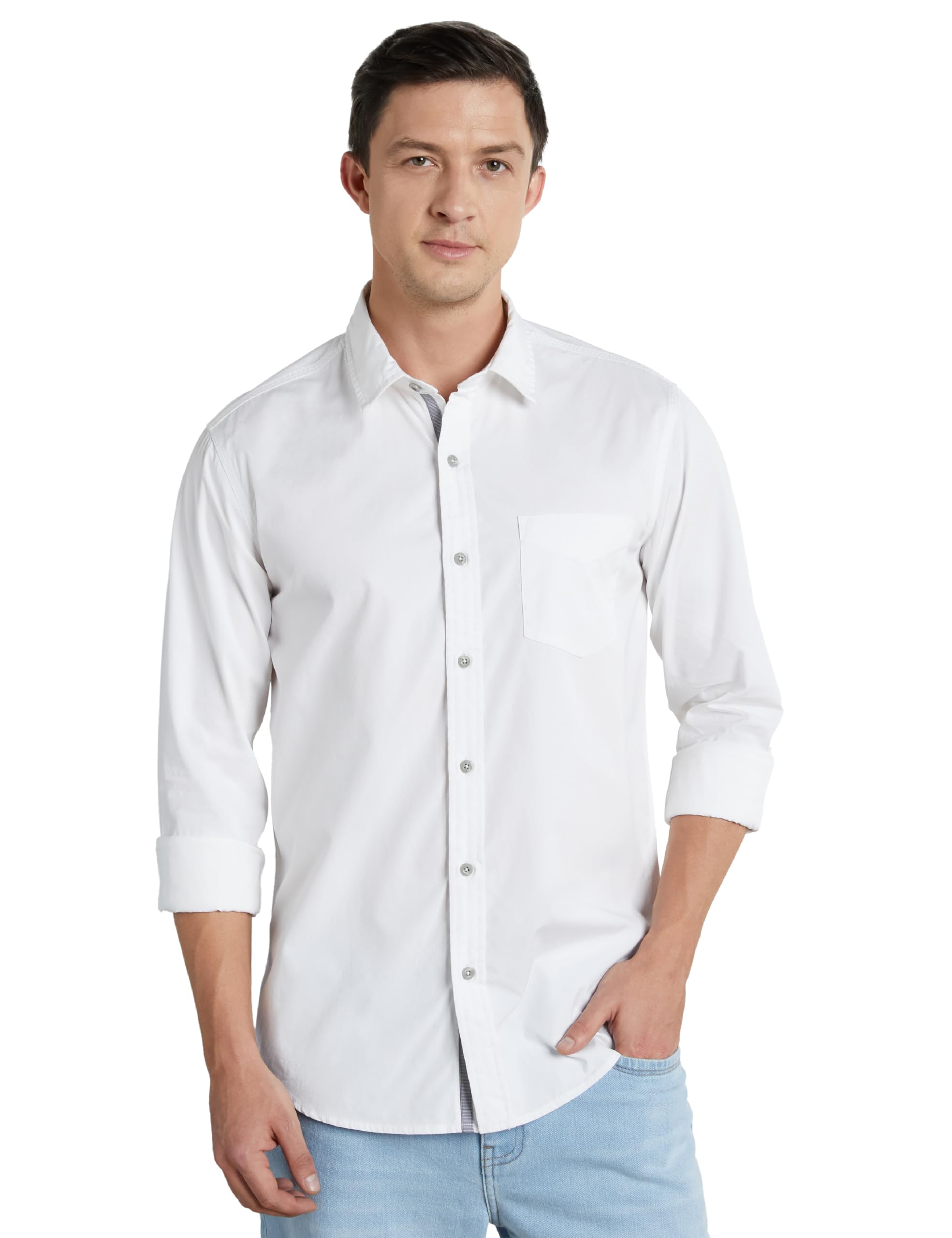 symbol premium Men's Casual Cotton Poplin Shirt (Regular Fit)-picture-33