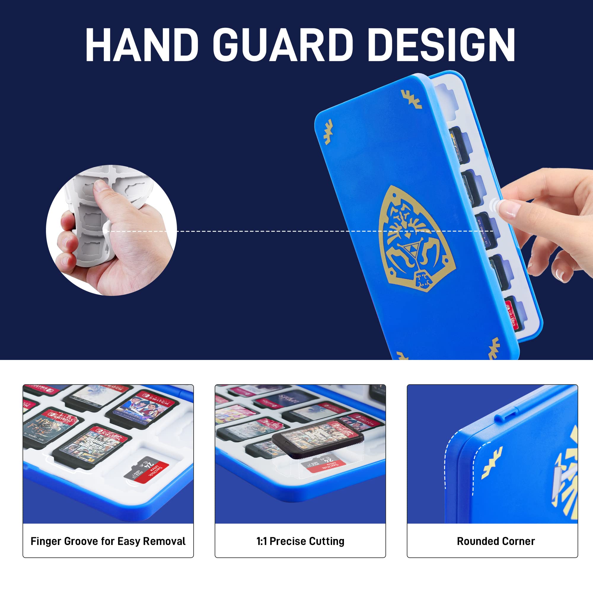 Amazon.com: FUNDIARY Game Card Case for Nintendo Switch/Lite/OLED