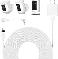 Vista 8 de Adaptador de corriente para Spotlight Cam Plus/Pro (batería) y cámara de proyector (batería), con cable exterior resistente a la intemperie de 25
