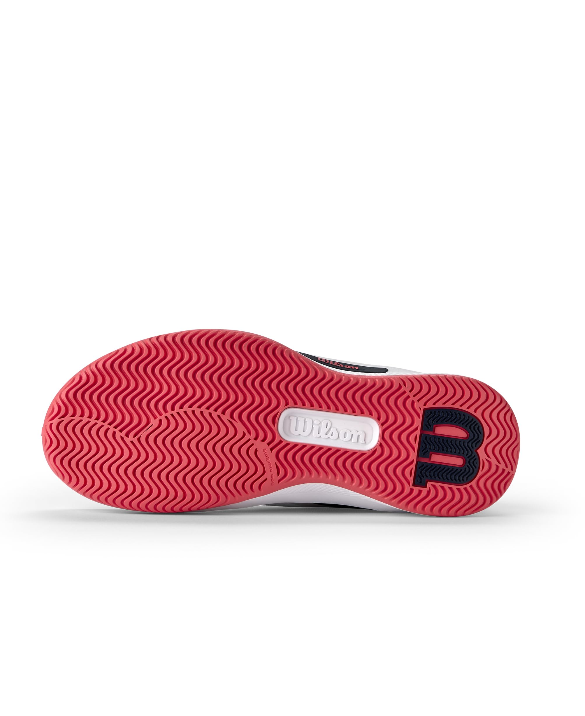 WILSON Women's Intrigue Pro Tennis Sneaker, White/Navy Blazer/Dubarry, 10