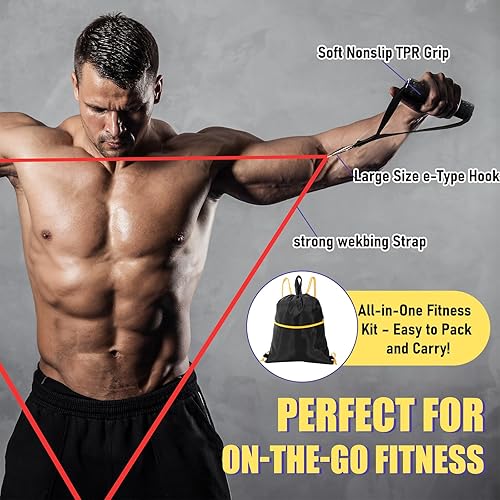 Miniatura 5 de Shappy 8 bandas de resistencia (5-85 libras) bandas de asistencia para ejercicios de entrenamiento con asas para mujer y hombre, entrenamiento