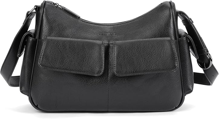 APHISON Shoulder Bag for Women, Vegan Leather Purses Bags for Ladies Trendy, Multi Pockets Handbags