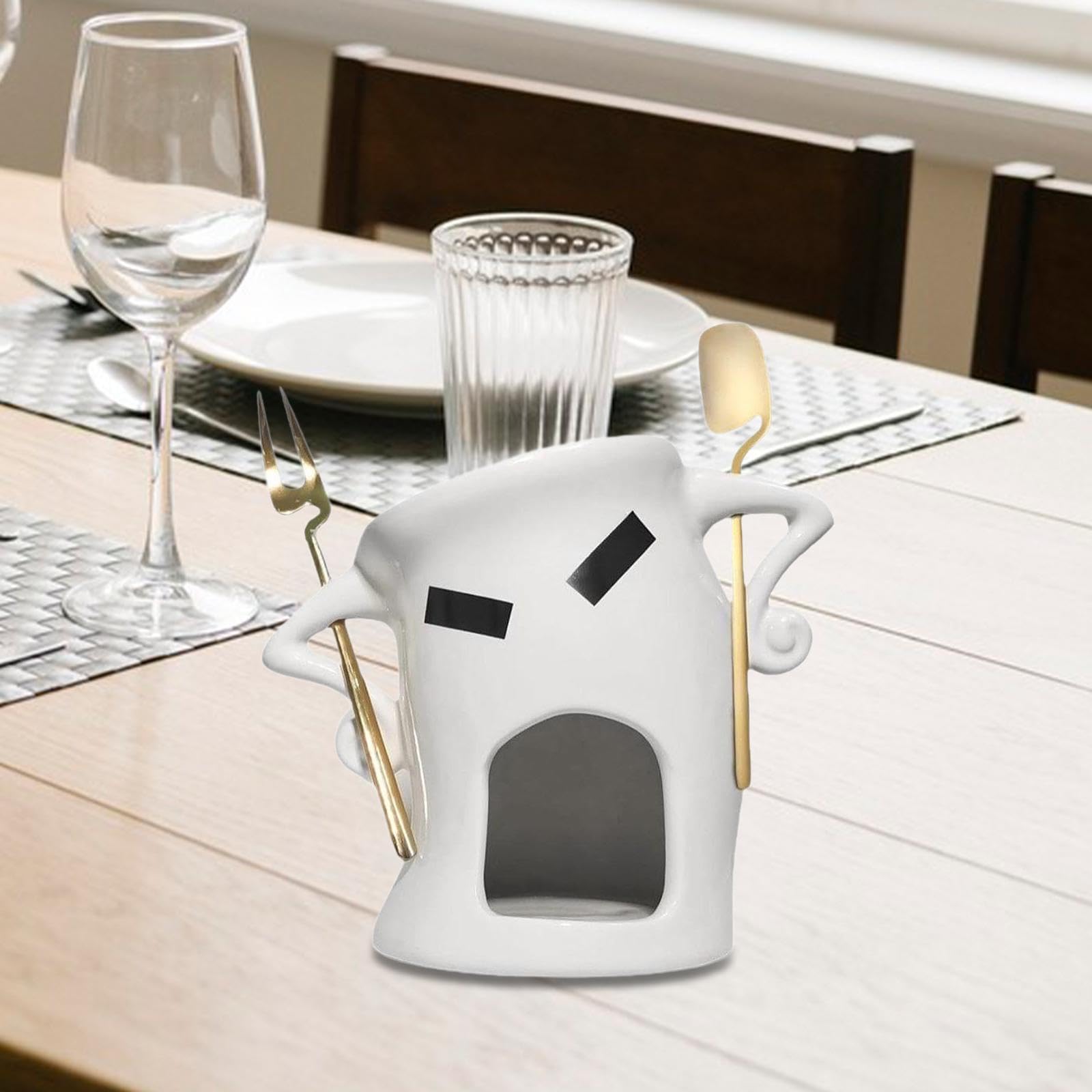Mini Mugs En Céramique Pour Fondue Au Chocolat Avec,Blanc
