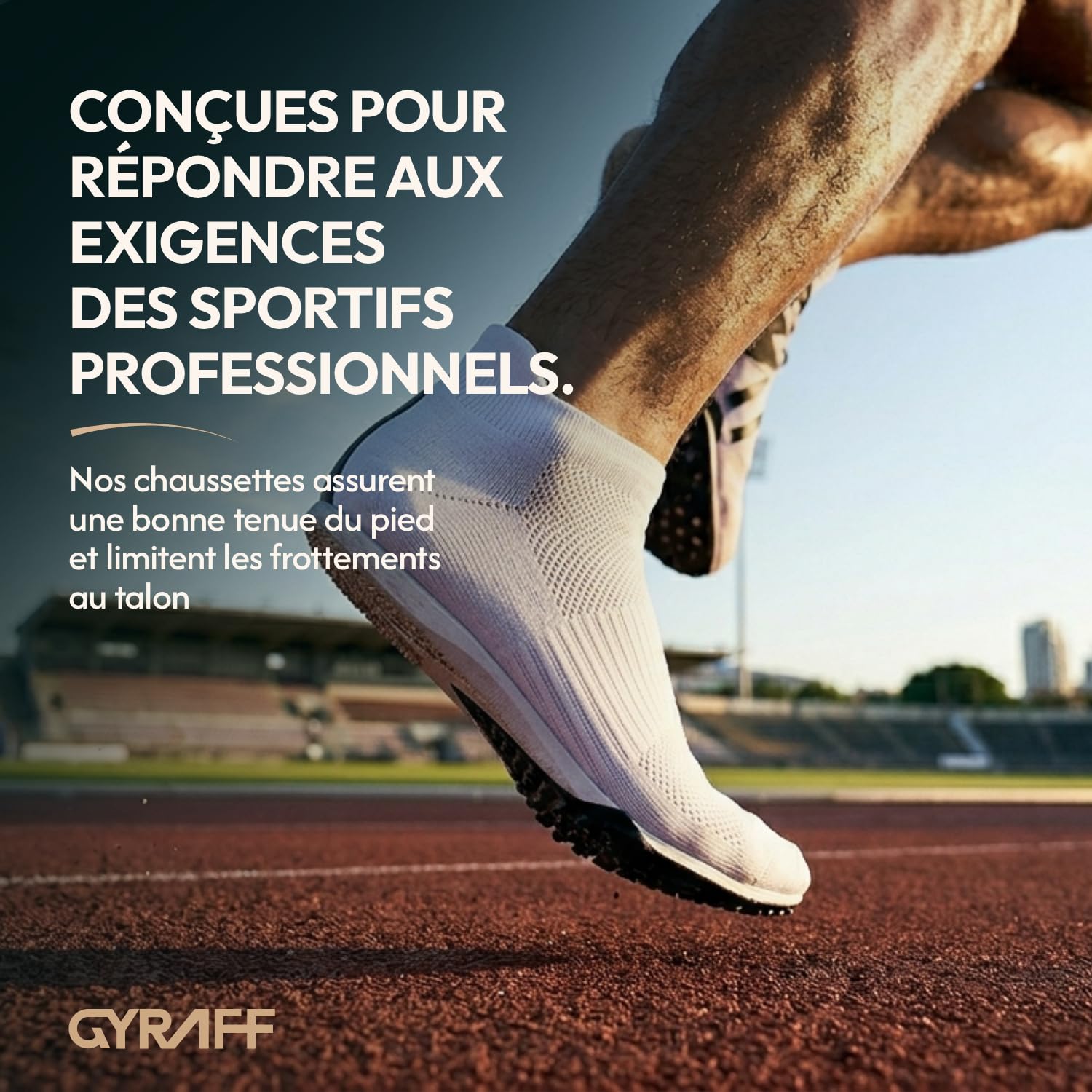 Chaussettes de sport basses en coton égyptien premium, rembourrées, Lot de 4, Socquettes running anti dérapantes, languette anti ampoule anti transpiration, Homme Femme, Blanche, 35-38 39-42 43-46