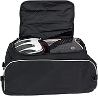 Vista 5 de HDBUBALUS Maletero plegable para motocicleta, resistente a la intemperie, para Harley Touring Street Road Electra Glide Road King Nylon Negro