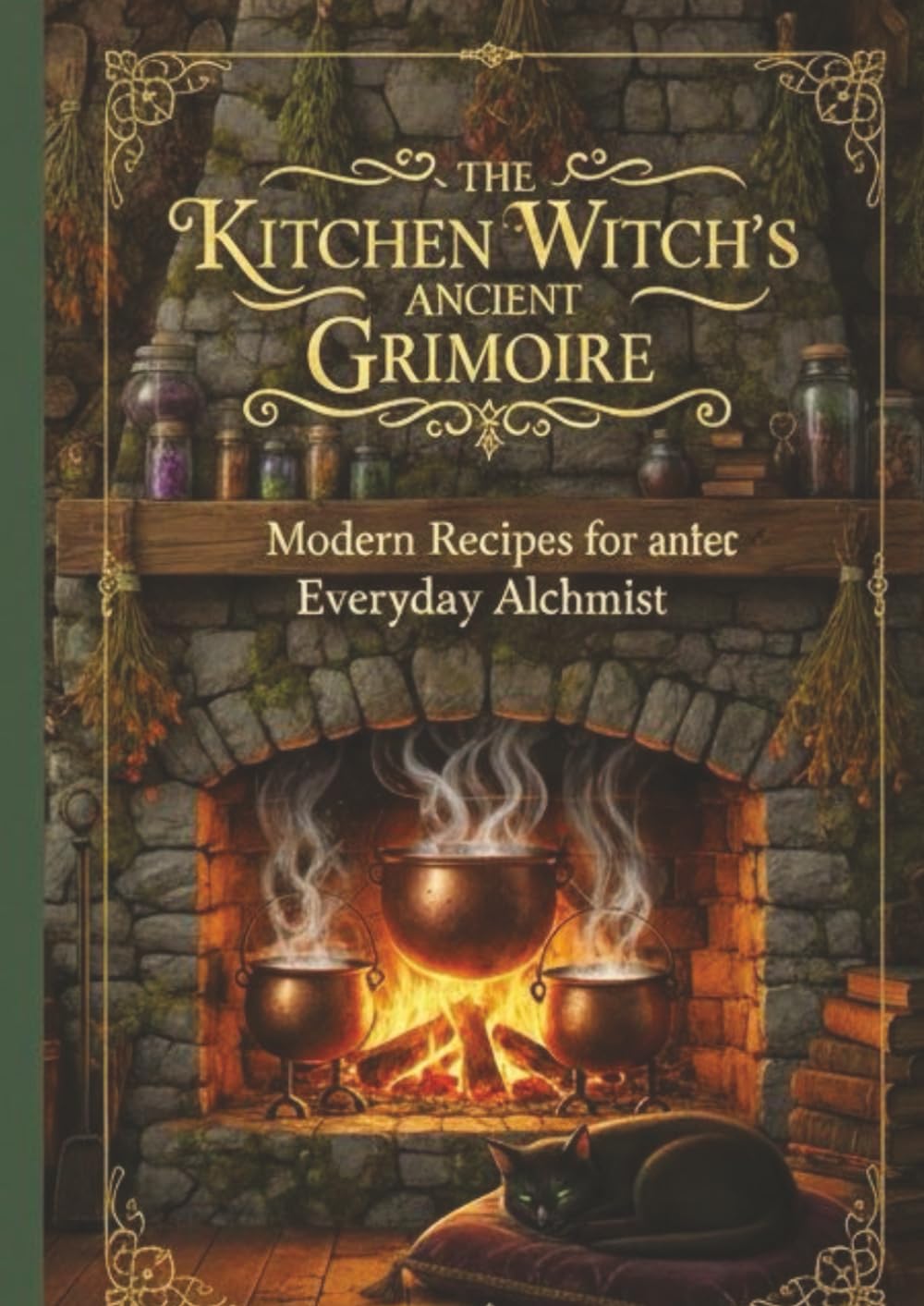 Karen Moonshadow's kitchen Grimoire: A Guided Recipe Journal for Mindful Baking, Herbal Correspondences, and Hearth Magic
