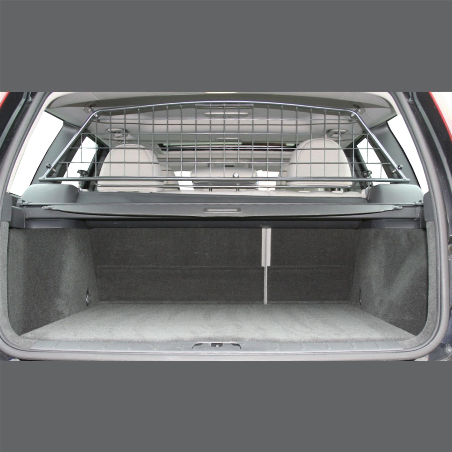 Travall Dog Guard Compatible with Volvo V50 Estate (2004-2012) Vehicle Specific Trunk Guard Tailored Fit Luggage Barrier Load Separator Heavy Duty Powder Coated Steel Pet Barrier