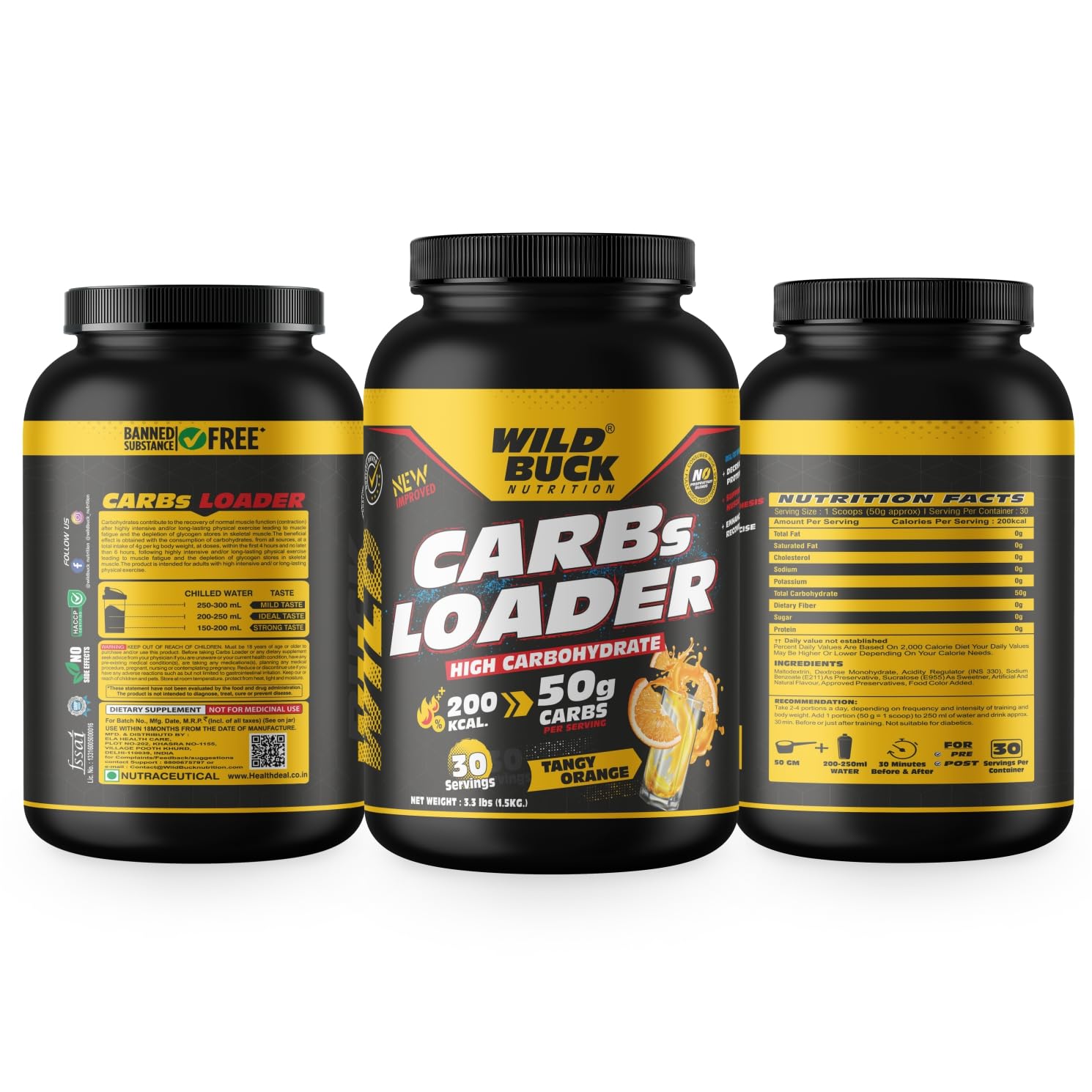 Buy Now Wild Buck Carbs Loader Superfuel | Pure Carbohydrates | Mass...