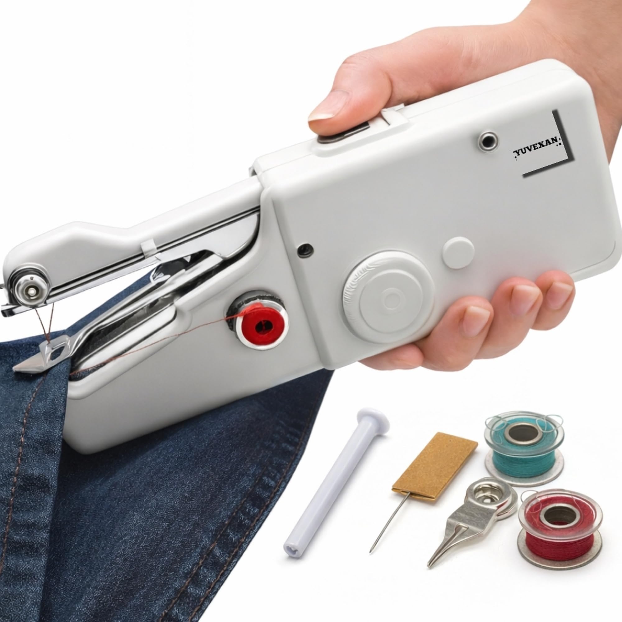 Electric Handy Stitch Mini Hand Sewing Machine|Threads Stapler Style Mini Machine|Home Tailoring Silai Machine Emergency Stitching Handheld Sewing Machine |Portable Emergency Stitching Machine