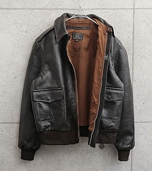 Amazon | 米軍タイプ A-2 レザーフライトジャケット 復刻/レザー