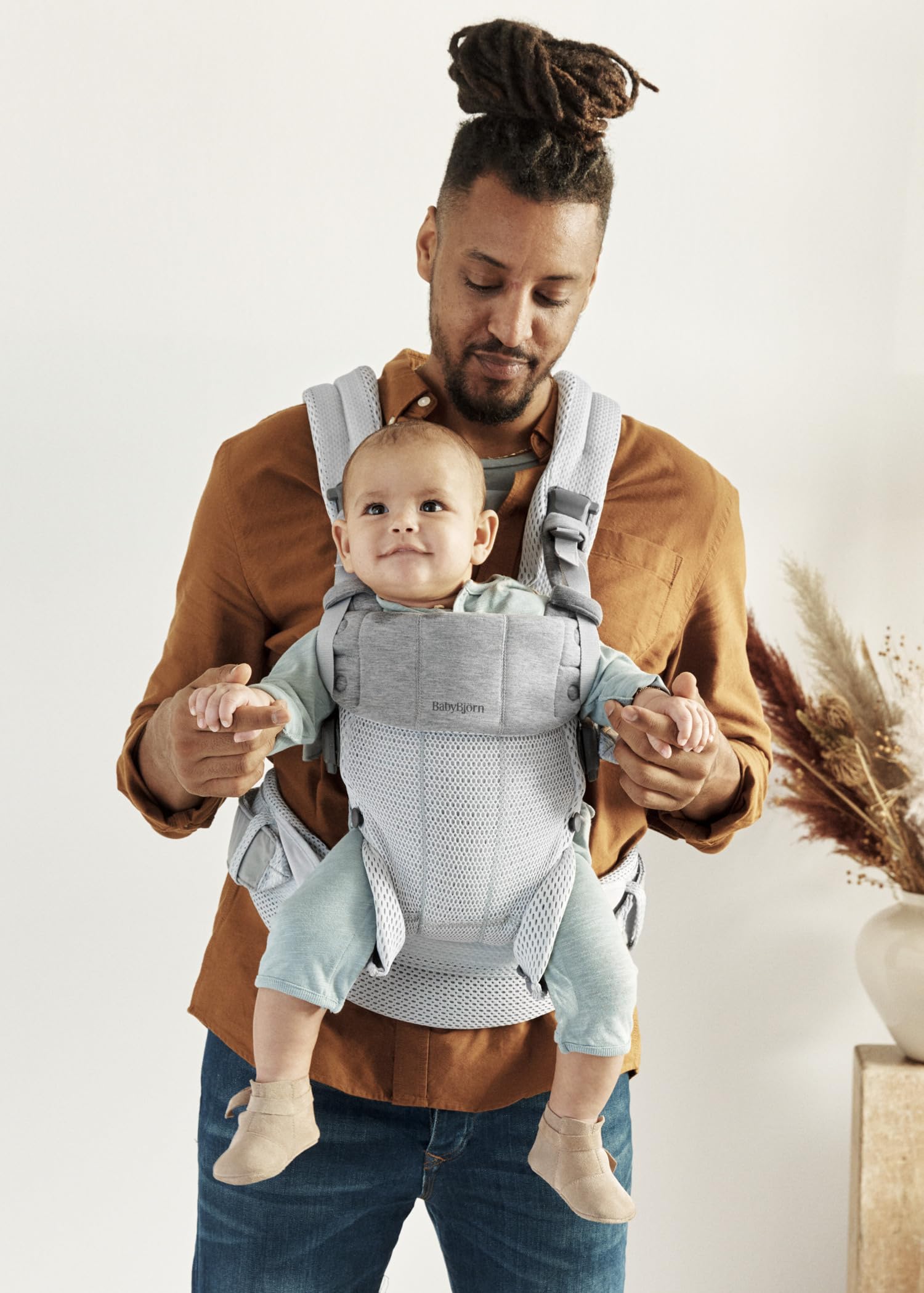 BABYBJÖRN Porte-bébé Harmony 3D Mesh Argent