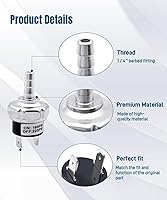 Vista 3 de Compresor de aire de 180-225 PSI Interruptor de potencia de presión micro apto para máquinas Dewalt Porter Cable Craftsman, AB-9063290 Piezas