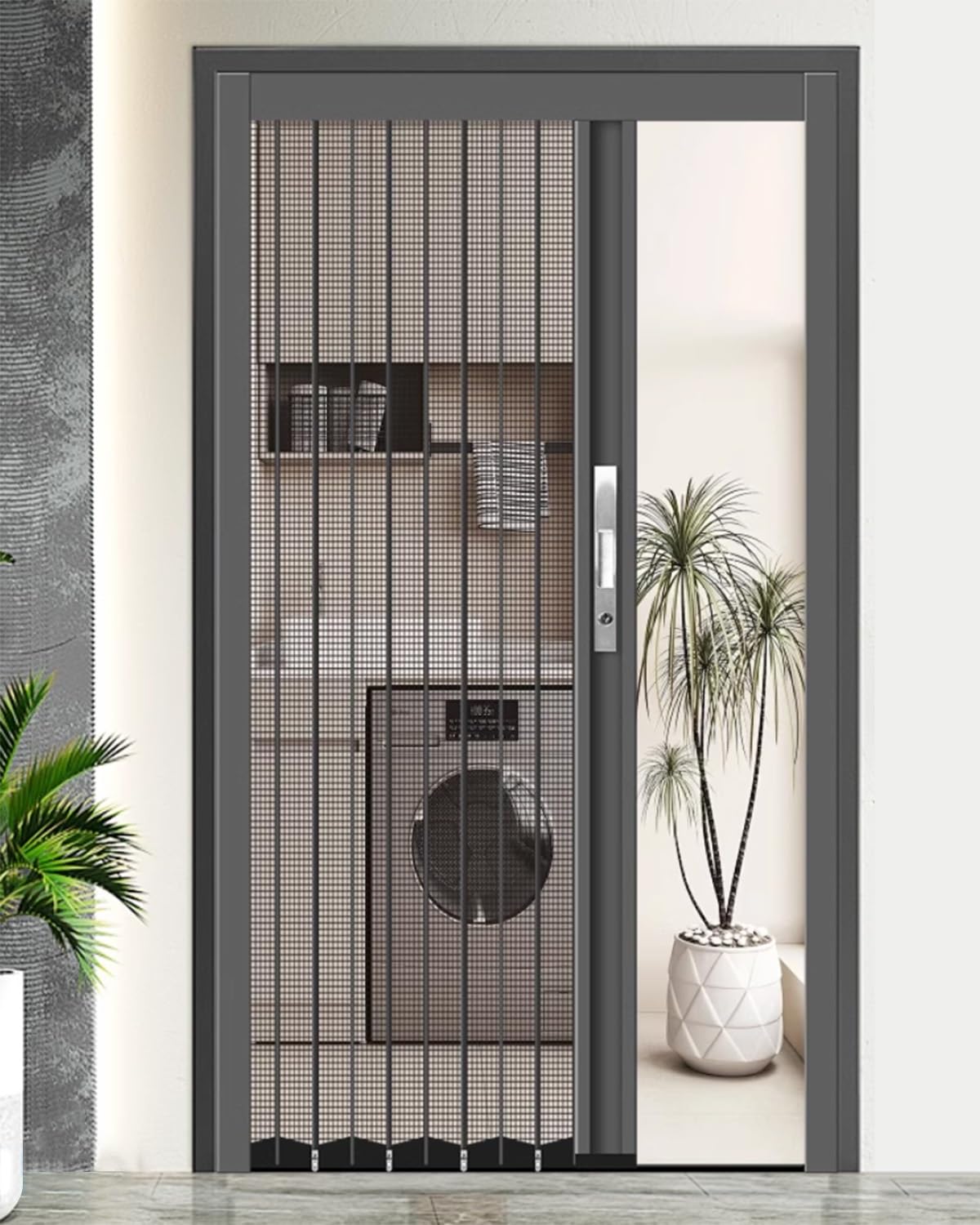 Amazon.com: ZIMGOD Accordion Door Metal Mesh Folding Door Interior