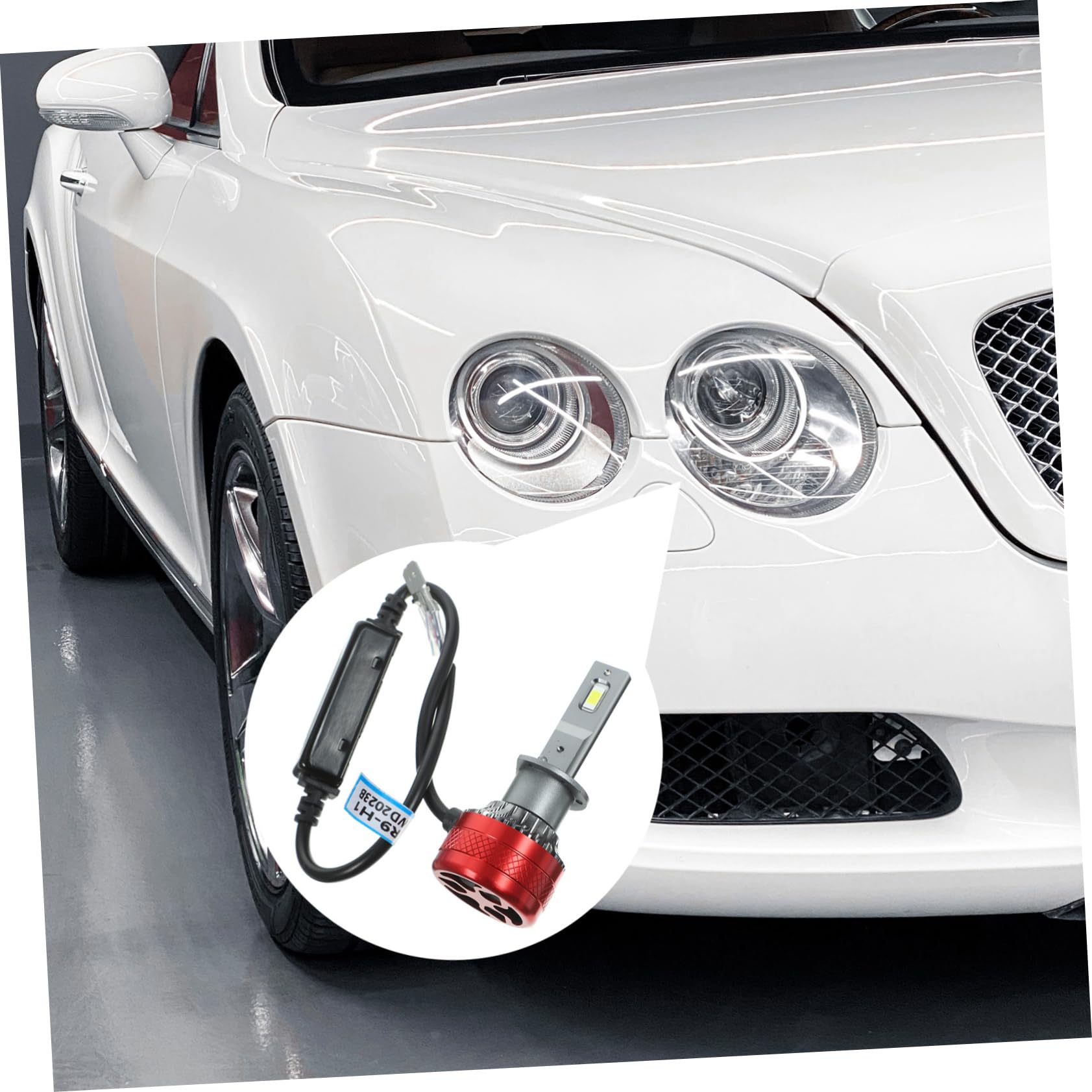 ULTECHNOVO Bombillas De Coche Faros Led Bombilla De Faro Para Luz De Cruce y Carretera De Luz Coche