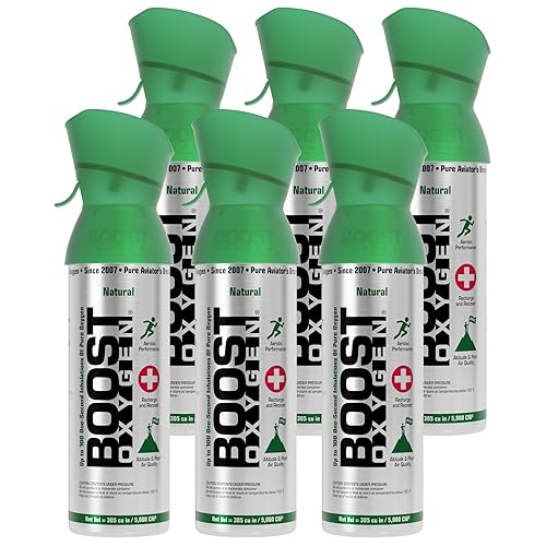 Boost Oxygen Medium Natural 5L Canister | Respiratory Support for