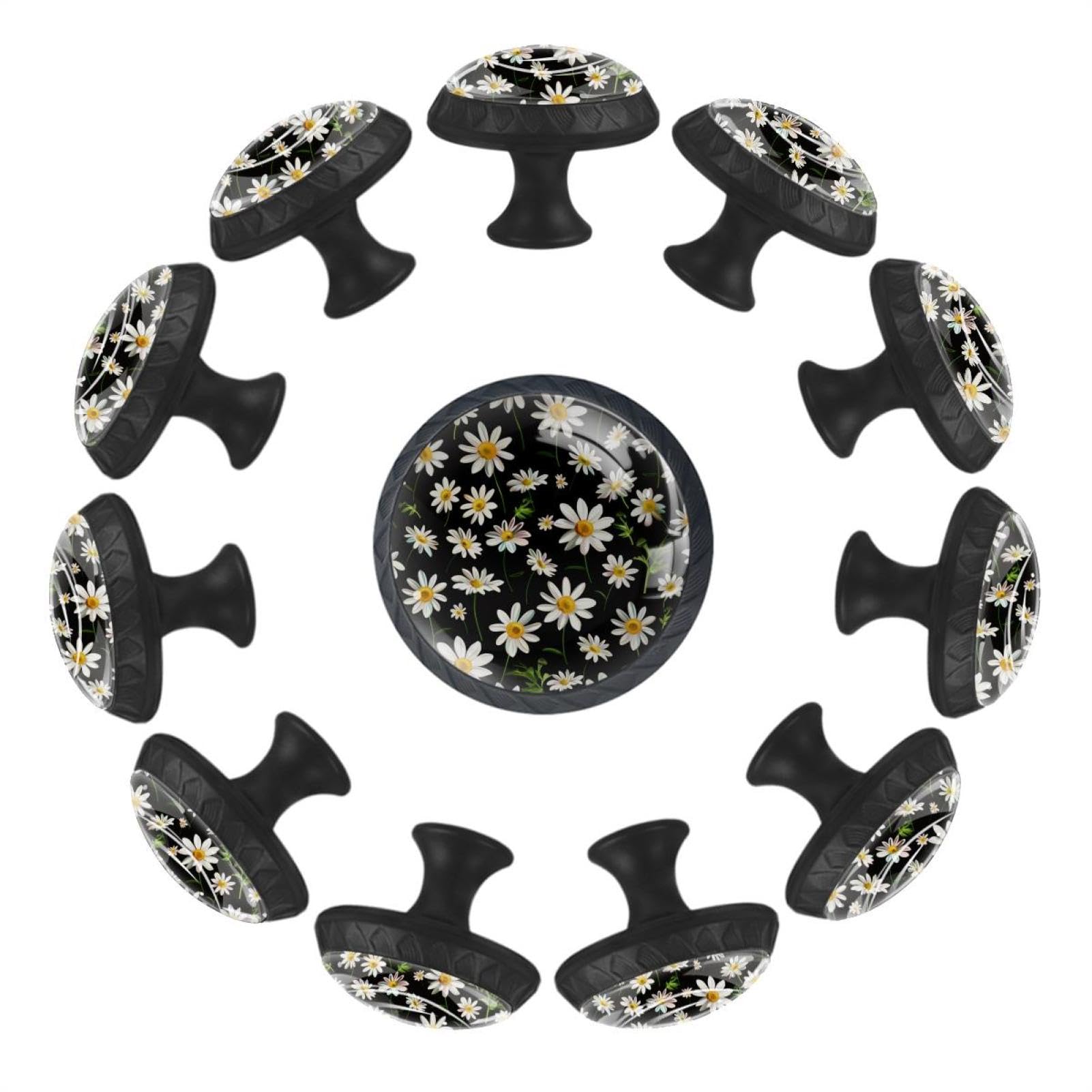 Boutons de tiroir en verre cristal durable chic pour armoire de bureau