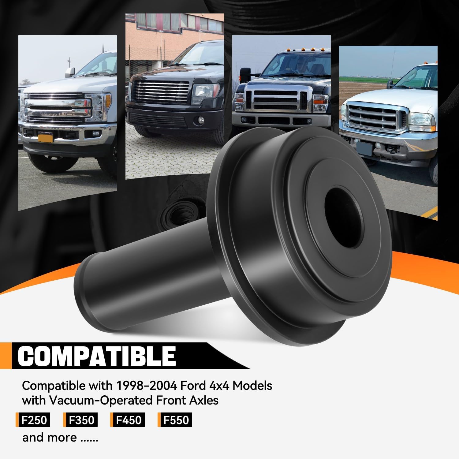 Auto Dynasty Wheel Knuckle Vacuum Oil Seal Installer Tool Compatible with 1998-2004 Ford F-250 F-350 F-450 F-550 Super Duty 4x4 w/Vacuum-Actuated Front Axle Systems, Axle Shaft Seal Installer Tool