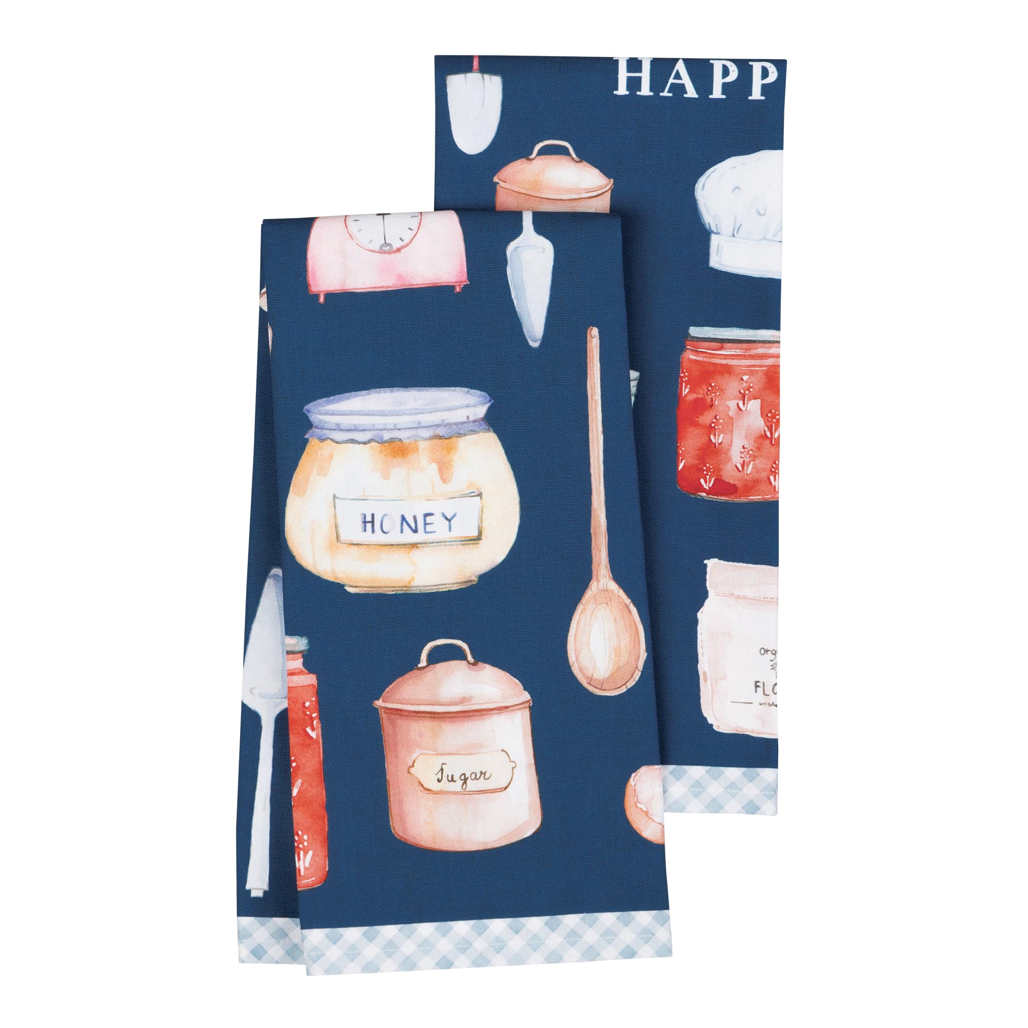 Maison d' Hermine Kitchen Towels Set of 2 Reusable 100% Cotton 70cm x 50cm โ image 1
