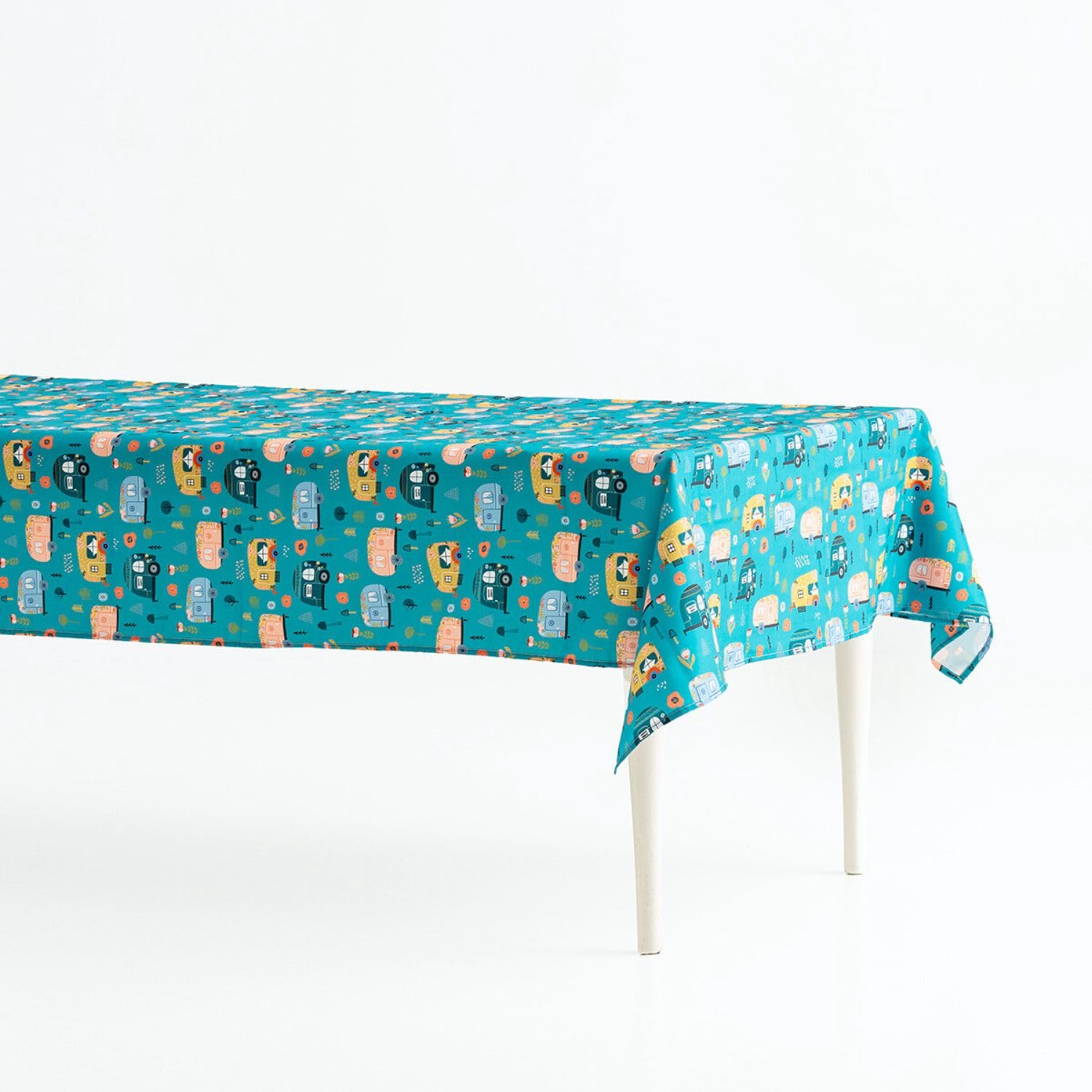 Tischdecke fr Camping und Picknick, 100 % Polyester, wasserabweisend, mit  lustigem Wohnmobil und Anhnger: Amazon.de: Elektronik & Foto