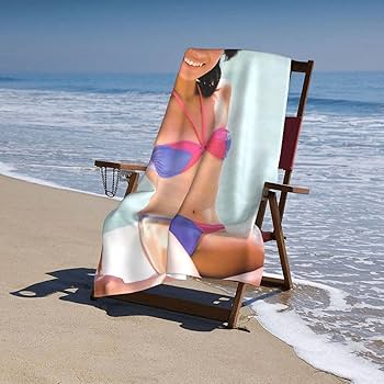 Amazon｜中山美穂 バスタオル ビーチタオル タオル スイミングタオル