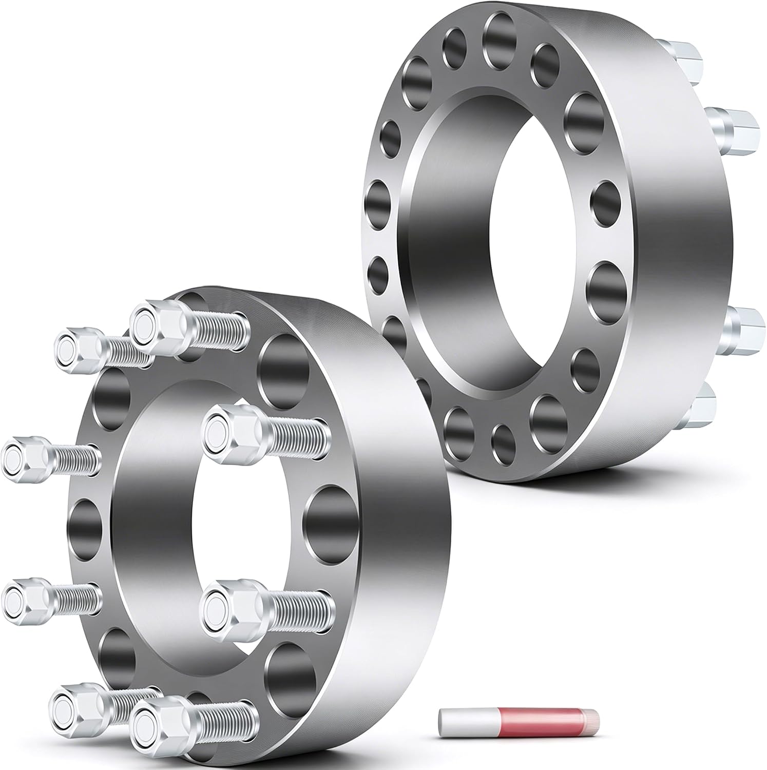 OCPTY 2PCS 8x170 to 8x170 Wheel Spacers 1 inch 14x2 Studs 125mm Hub Bore