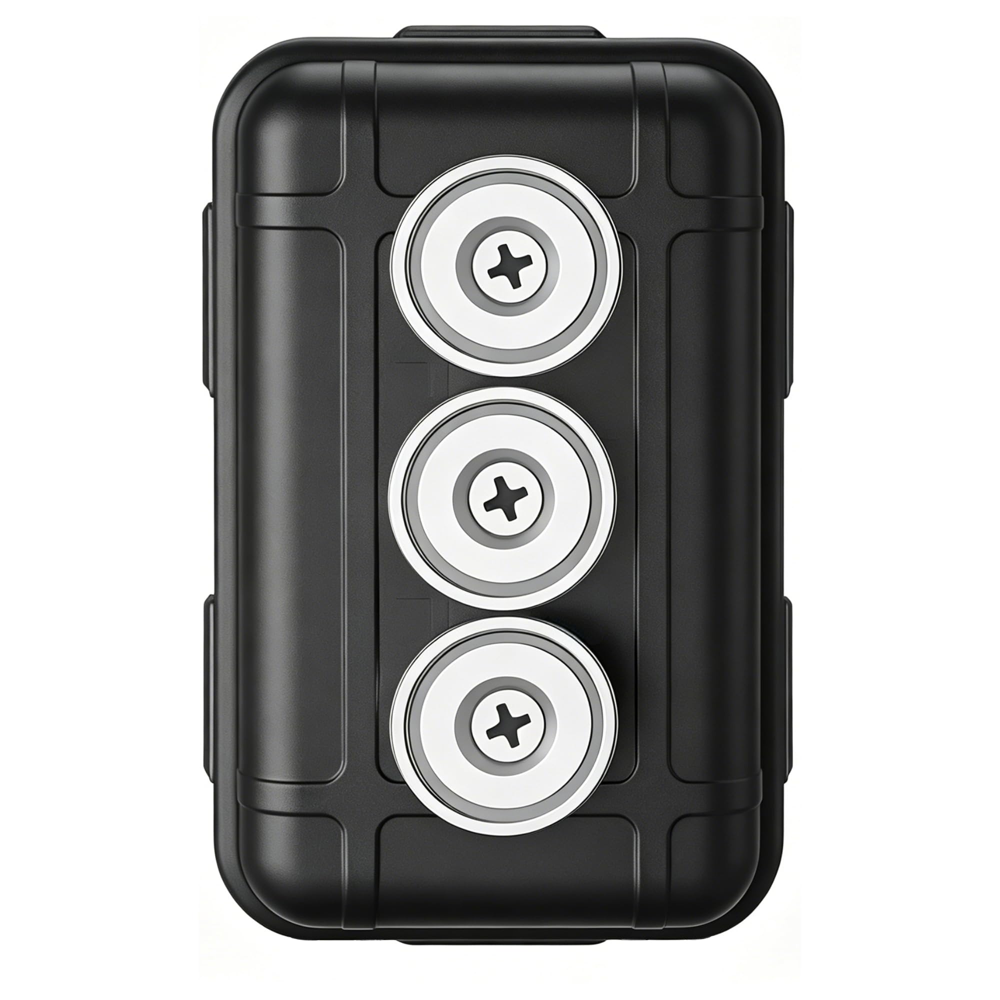 Waterproof Hide A Key Holder for Outside, Strong Car Key Hider for Vehicles RV Travel Magnetic Key Box with 3 Magnets, Magnet Key Holder for Under Car